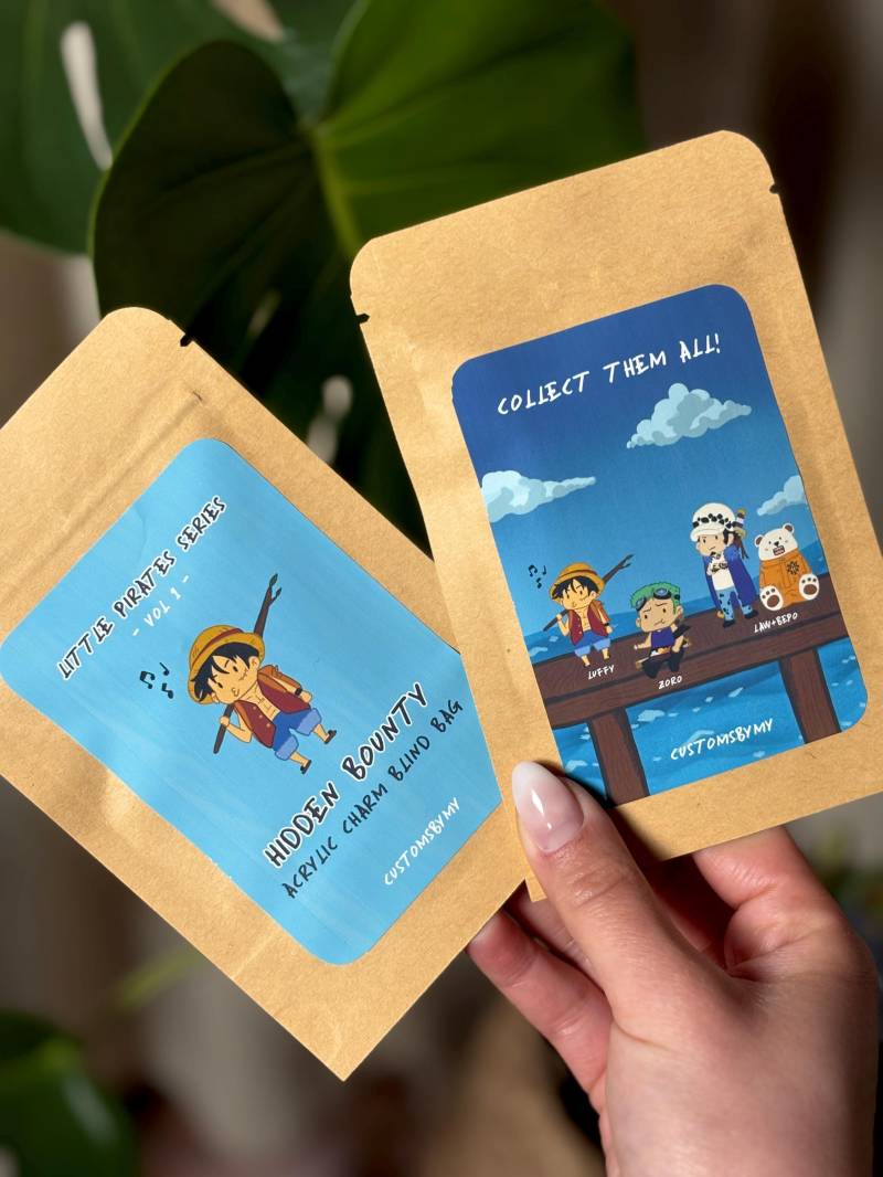 Key Chain Blind Bag // Mystery Surprise With Sticker Cute Collectible Anime One Piece von CustomsNMore