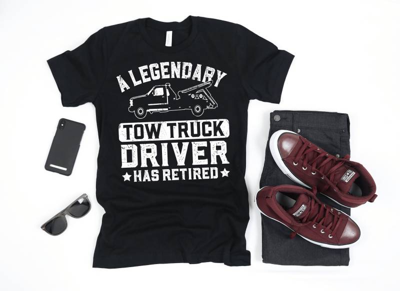 Abschleppwagen Fahrer Ruhestand Partei Im | T-Shirt Tank-Top Hoodie Sweatshirt Lange Ärmel Bekleidung Geschenk von CustummMerch