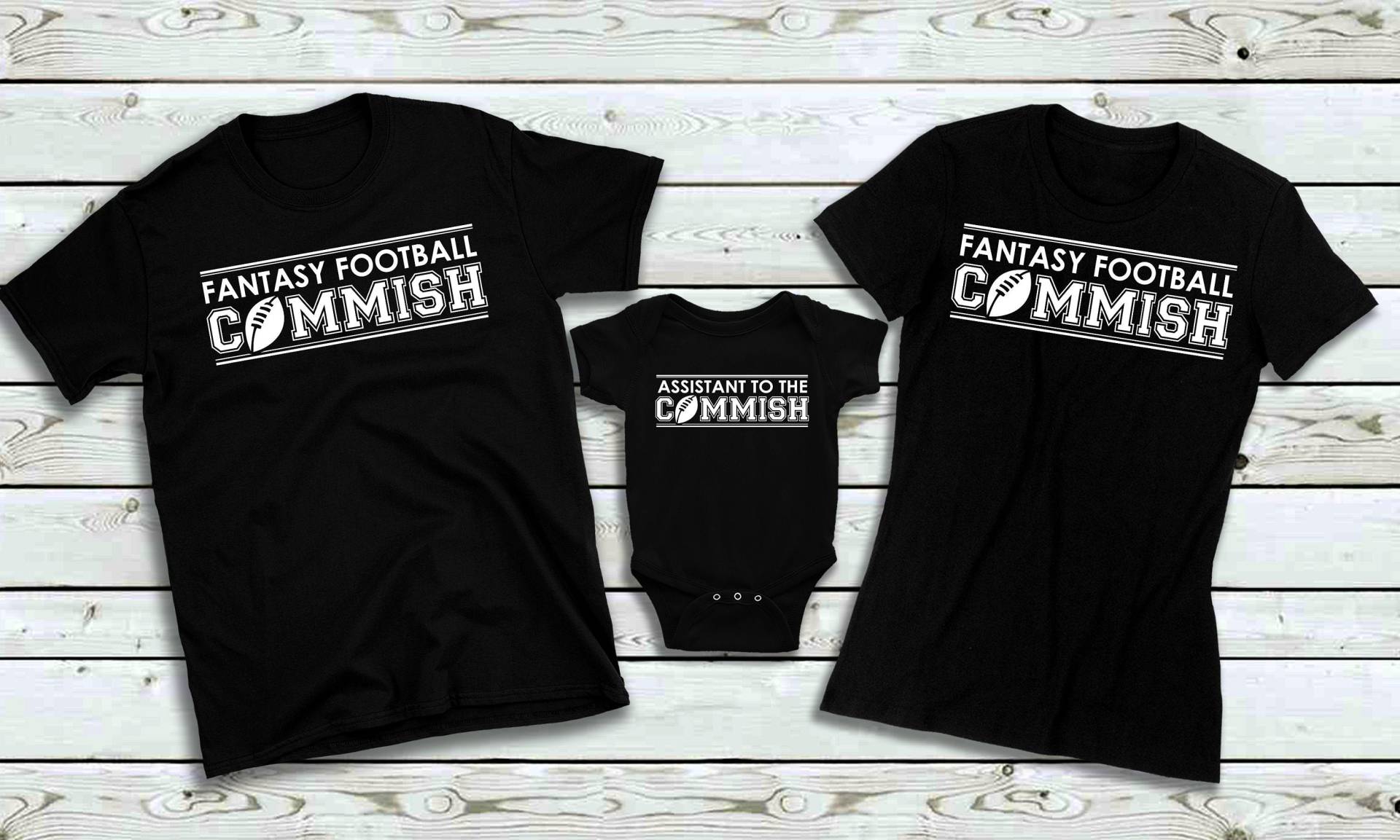 Fantasy Football Commish Passende Familie Lustige Assistent | T-Shirt Baby Body von CustummMerch