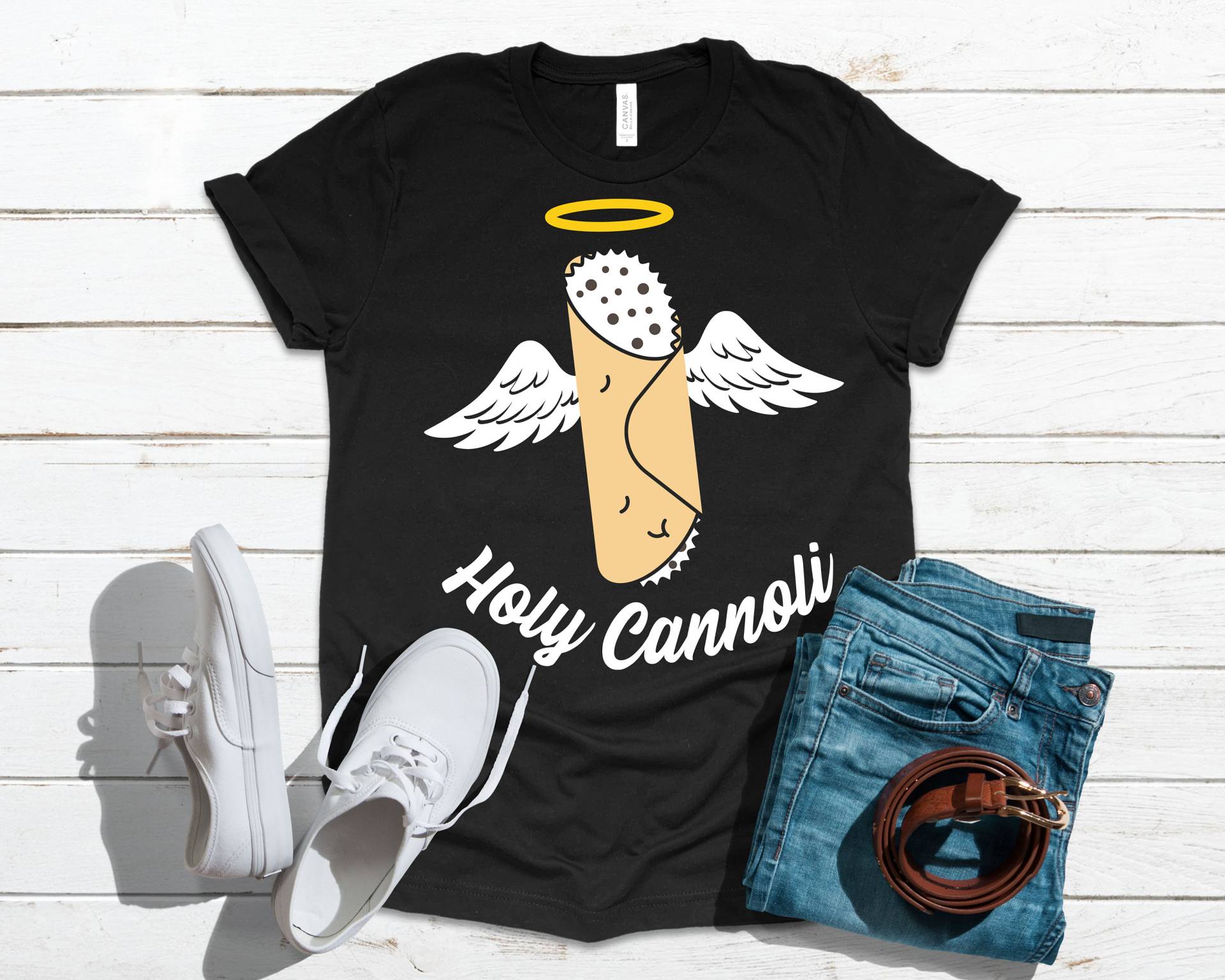Heilige Cannoli Lustige Dessert | T-Shirt Tank-Top Hoodie Sweatshirt Lange Ärmel Bekleidung Geschenk von CustummMerch