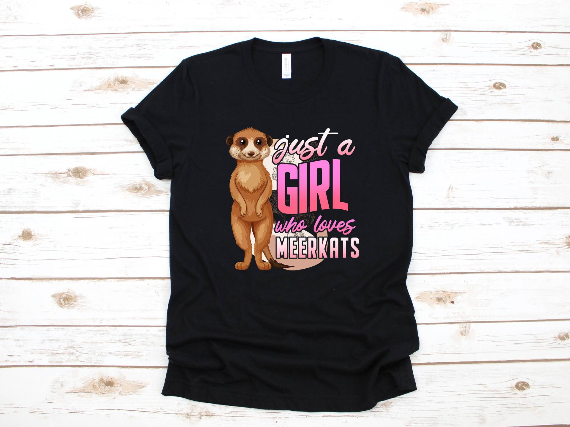 Mädchen, Die Meerkats T-Shirt Mag, Süße Meerkat Shirt, Lustige Langarm, Sweatshirt, Kinder T-Shirts, Hoodie, Tank-Top von CustummMerch