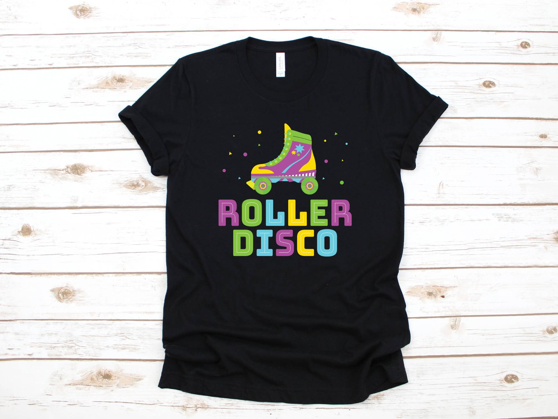 Roller Disco Shirt, Rollerskate Derby, Retro Rollerskating Damen T-Shirt, Süße Kinder Hoodie, Sweatshirt, Langärmelig von CustummMerch