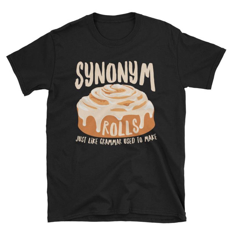Synonym Rollen T Shirt Grammatik Lustige Englisch Lehrer Geschenk Major Rechtschreibung von CustummMerch