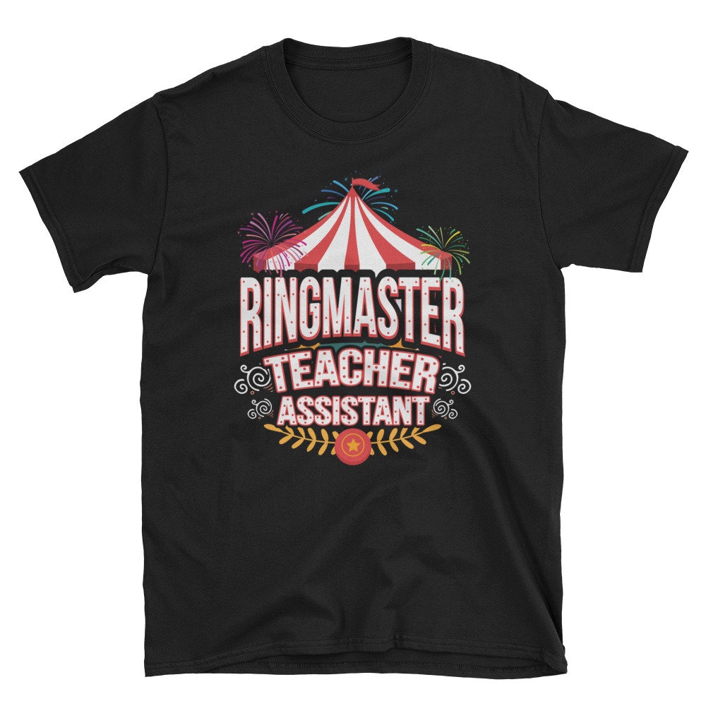 Zirkus Ringmeister Lehrer Assistent Kurzarm T-Shirt von CustummMerch