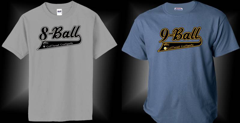8-Ball & 9-Ball Pool T-Shirt Zweierpack 8-Ball & 9-Ball Pool T-Shirt Zweierpack von CutThroatCueSports