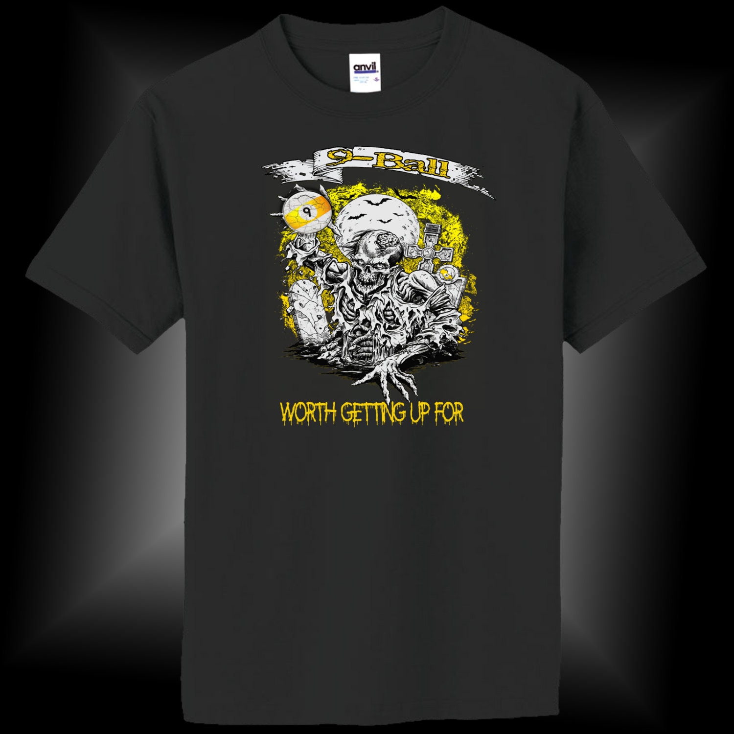 9-Ball .... Es Lohnt Sich, Aufzustehen Jugend 9 -Ball Pool T-Shirt 9-Ball .... Es Lohnt Sich, Aufzustehen Jugend 9 -Ball Pool T-Shirt von CutThroatCueSports