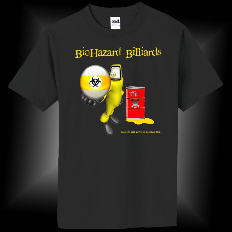 Biohazard Billard 9 -Ball Pool T-Shirt Biohazard Billard 9 -Ball Pool T-Shirt von CutThroatCueSports