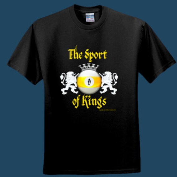 Der Sport Der Könige 9 -Ball Pool T-Shirt Der Sport Der Könige 9 -Ball Pool T-Shirt von CutThroatCueSports