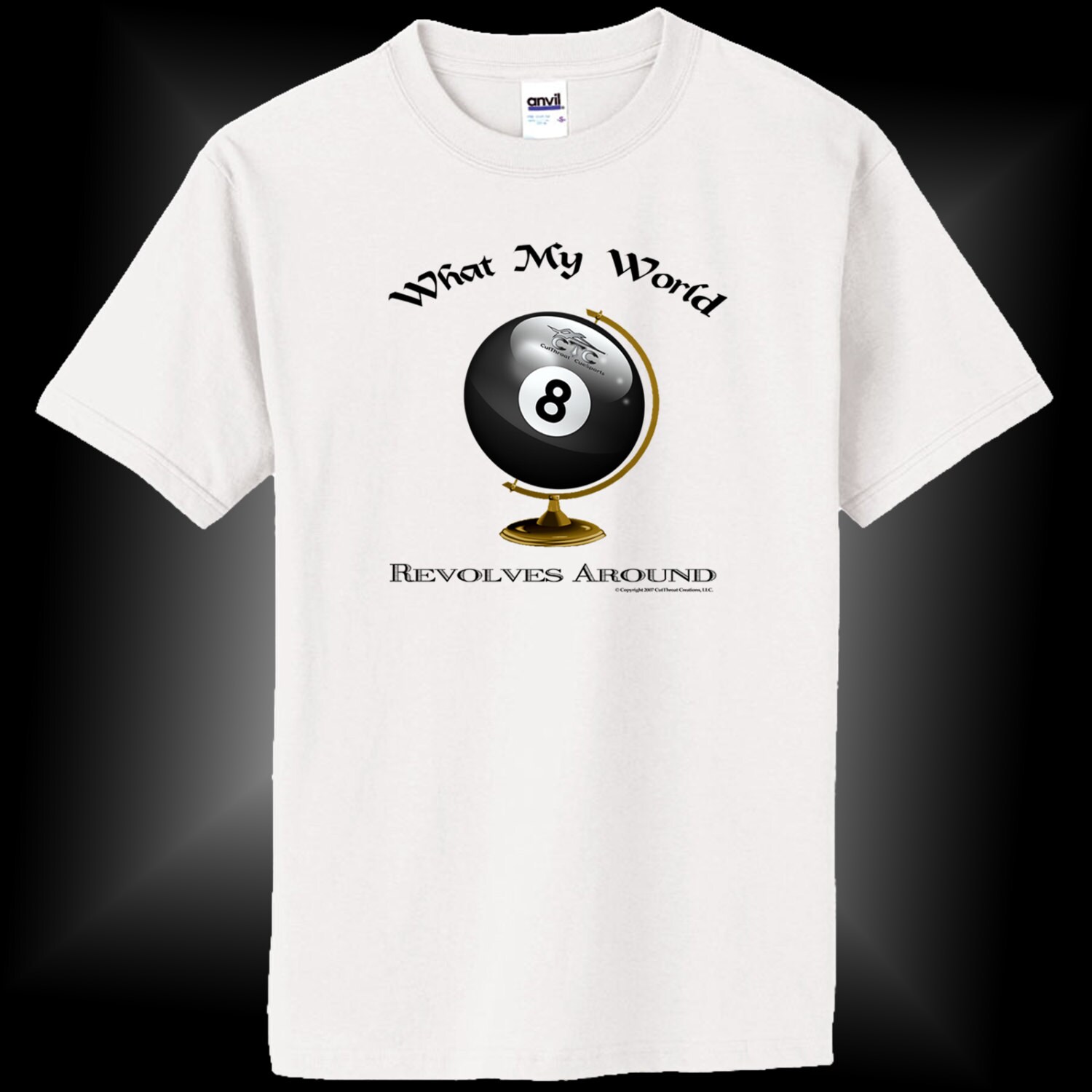 Meine Welt 8-Ball Pool T-Shirt Meine Welt 8-Ball Pool T-Shirt von CutThroatCueSports
