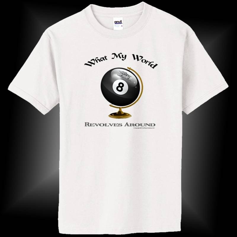 Meine Welt 8-Ball Pool T-Shirt Meine Welt 8-Ball Pool T-Shirt von CutThroatCueSports
