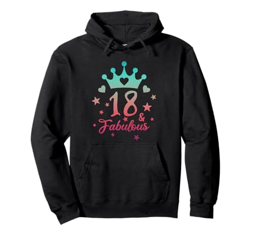 18. Geburtstag Party Queen Offizieller Erwachsener 18 Jahre altes Mädchen Pullover Hoodie 18. Geburtstag Party Queen Offizieller Erwachsener 18 Jahre altes Mädchen Pullover Hoodie von Cute 18yr Old Bestie Bday Idea Adulting Girl Squad