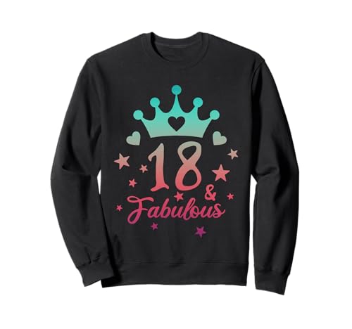 18. Geburtstag Party Queen Offizieller Erwachsener 18 Jahre altes Mädchen Sweatshirt 18. Geburtstag Party Queen Offizieller Erwachsener 18 Jahre altes Mädchen Sweatshirt von Cute 18yr Old Bestie Bday Idea Adulting Girl Squad