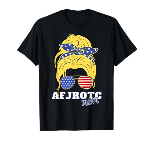 Damen Cute US Junior Rotc Military Cadet Proud AFJROTC Mom T-Shirt von Cute AFJROTC Mom Womens US Military JROTC Designs