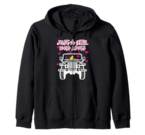 Just A Girl Who Loves Off Road Driving SUV Gummiente Kapuzenjacke Just A Girl Who Loves Off Road Driving SUV Gummiente Kapuzenjacke von Cute ATV Girls SUV Enthusiast Rubber Duck Lover