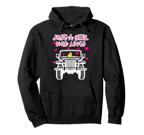 Just A Girl Who Loves Off Road Driving SUV Gummiente Pullover Hoodie Just A Girl Who Loves Off Road Driving SUV Gummiente Pullover Hoodie von Cute ATV Girls SUV Enthusiast Rubber Duck Lover