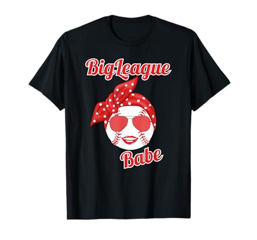 Süße Damen lieben Baseball BigLeague Babe Hot Baseball Mama T-Shirt Süße Damen lieben Baseball BigLeague Babe Hot Baseball Mama T-Shirt von Cute Aesthetic Baseball Fan & Softball Girl Stuff