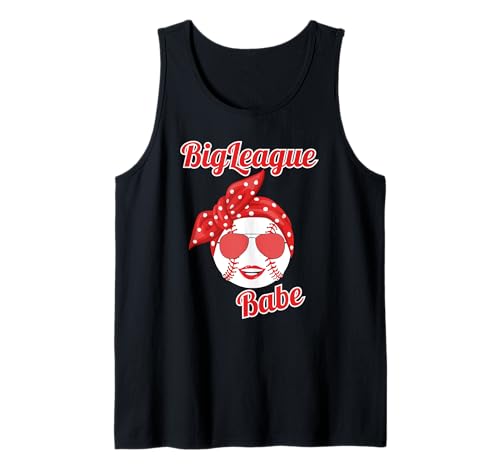 Süße Damen lieben Baseball BigLeague Babe Hot Baseball Mama Tank Top Süße Damen lieben Baseball BigLeague Babe Hot Baseball Mama Tank Top von Cute Aesthetic Baseball Fan & Softball Girl Stuff