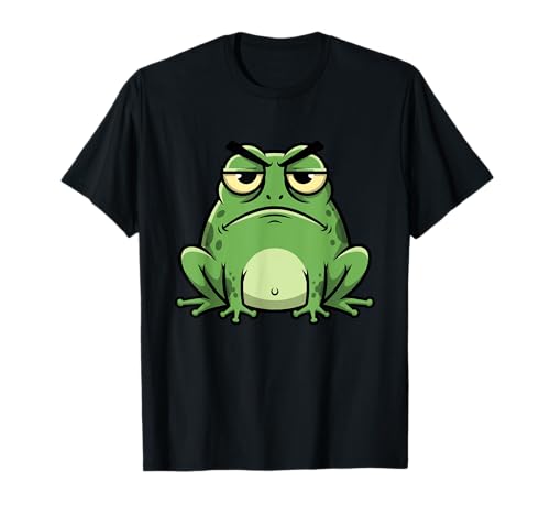 Lustiger mürrischer Frosch Kröte Tier-Design Geschenk für Männer Frauen Kinder T-Shirt Lustiger mürrischer Frosch Kröte Tier-Design Geschenk für Männer Frauen Kinder T-Shirt von Cute Aesthetic Cottagecore Frog Lover Toad Graphic