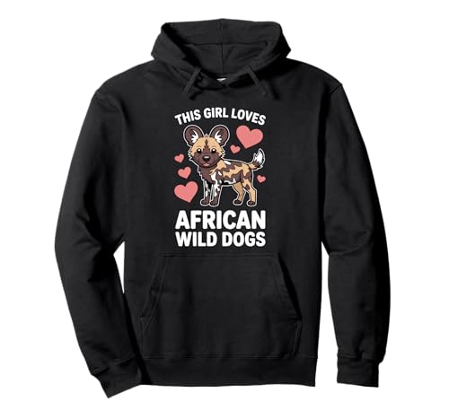 African Wild Dogs Girl Lustiger afrikanischer Wildhund Pullover Hoodie African Wild Dogs Girl Lustiger afrikanischer Wildhund Pullover Hoodie von Cute African Wild Dog Fun African Wild Dog Design