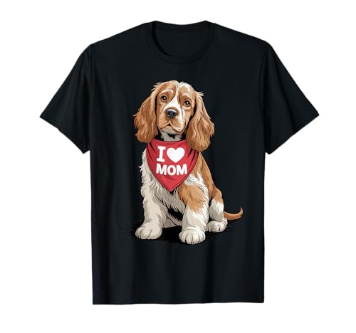Ich Liebe Mama American Cocker Spaniel Lover Dog Muttertag T-Shirt Ich Liebe Mama American Cocker Spaniel Lover Dog Muttertag T-Shirt von Cute American Cocker Spaniel Mom Dog Lover
