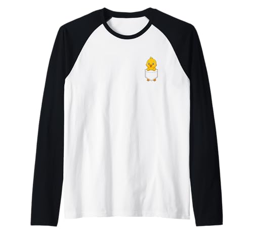 Lustiges Tier in der Tasche für Kinder, Damen, Herren, niedliches Huhn Raglan Lustiges Tier in der Tasche für Kinder, Damen, Herren, niedliches Huhn Raglan von Cute Animal In Pocket Funny Chicken In Pocket