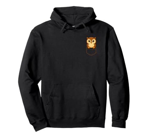 Kinder Frauen Männer Lustiges Tier In Tasche Niedliche Tasche Eule Pullover Hoodie von Cute Animal In Pocket Funny Owl In Pocket shirt
