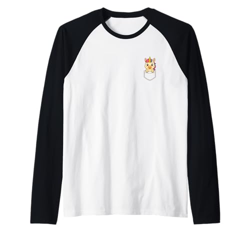 Kinder Frauen Männer Lustiges Tier In Tasche Niedliches Tascheneinhorn Raglan Kinder Frauen Männer Lustiges Tier In Tasche Niedliches Tascheneinhorn Raglan von Cute Animal In Pocket Funny Unicorn In Pocket
