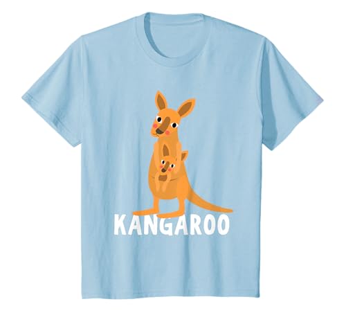 Kinder Känguru-Shirt für Jungen oder Mädchen | niedliches Känguru-Geschenk T-Shirt von Cute Animal Shirts For Kids Co