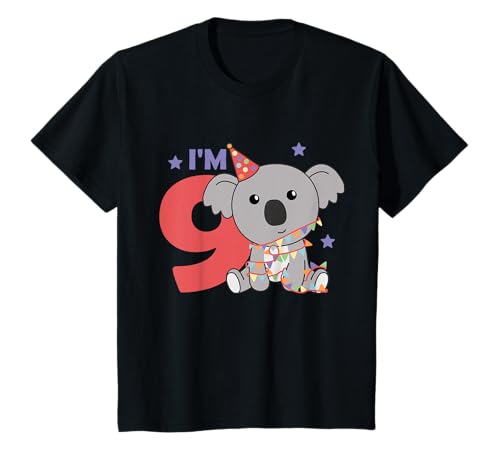 Kinder Koala zum neunten Geburtstag für Kinder, Koala T-Shirt Kinder Koala zum neunten Geburtstag für Kinder, Koala T-Shirt von Cute Animals For Every Child's Birthday