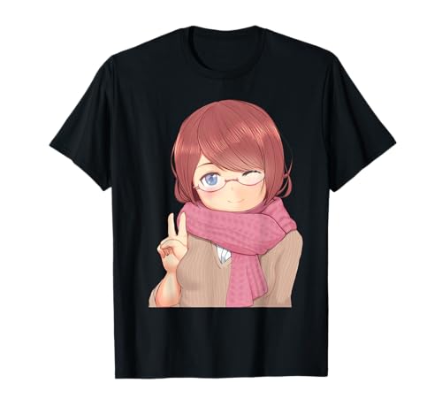 Niedliches Anime-Mädchen, lustiges Unisex-Design für Männer und Frauen T-Shirt von Cute Anime Girl Funny unisex Design Men Women Tee