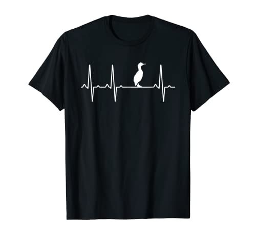Kormorant Heartbeat Geschenk für Männer und Frauen, Vogel-Faet-Liebhaber T-Shirt Kormorant Heartbeat Geschenk für Männer und Frauen, Vogel-Faet-Liebhaber T-Shirt von Cute Aquatic Cormorant Funny Animal Gift Designs
