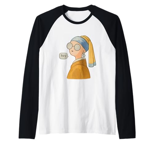 Lustiges Cartoon-Porträt für Kunstlehrer, künstlerische Frauen, Männer Raglan Lustiges Cartoon-Porträt für Kunstlehrer, künstlerische Frauen, Männer Raglan von Cute Art Graphic Designs