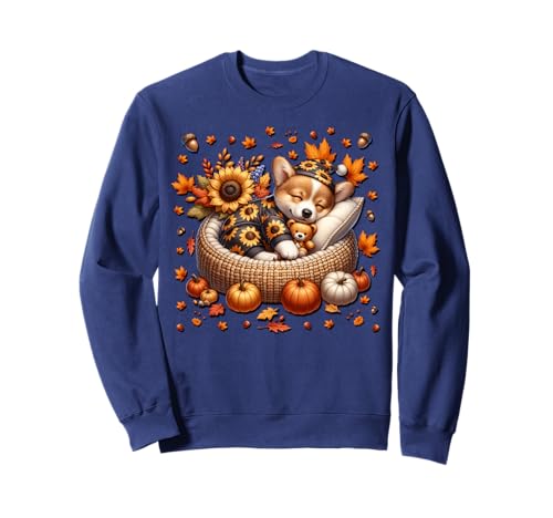 Cute Corgi Stuff for Girls with Fall Puppy for Dog Lover Sweatshirt Cute Corgi Stuff for Girls with Fall Puppy for Dog Lover Sweatshirt von Cute Autumn Fall Corgi Gifts For Corgi Lovers