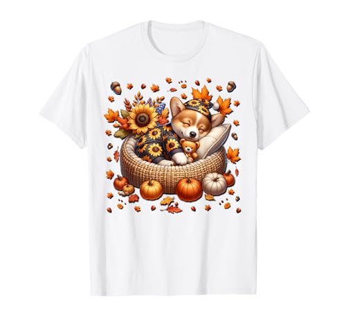 Cute Corgi Stuff for Girls with Fall Puppy for Dog Lover T-Shirt Cute Corgi Stuff for Girls with Fall Puppy for Dog Lover T-Shirt von Cute Autumn Fall Corgi Gifts For Corgi Lovers