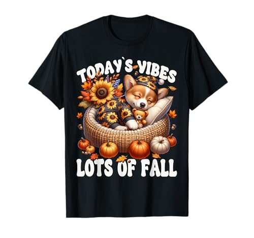 Fall Corgi Graphic for Women Men and Kids Funny Autumn Vibes T-Shirt Fall Corgi Graphic for Women Men and Kids Funny Autumn Vibes T-Shirt von Cute Autumn Fall Corgi Gifts For Corgi Lovers