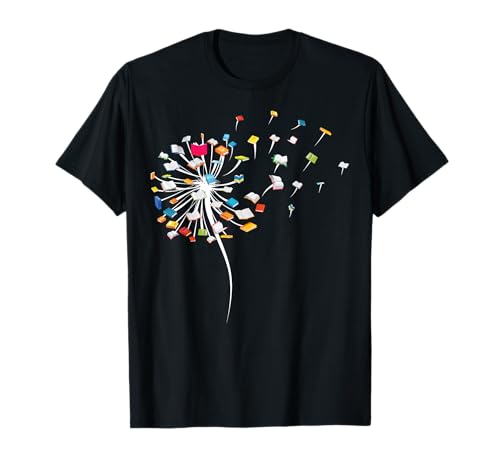 Lustige Löwenzahn-Bücher, Geschenk für Leseliebhaber, Frauen und Mädchen T-Shirt Lustige Löwenzahn-Bücher, Geschenk für Leseliebhaber, Frauen und Mädchen T-Shirt von Cute Avid Reader Poetry School Librarian Designs