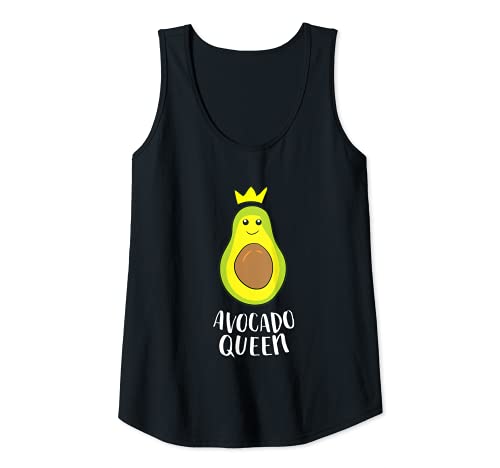 Damen Avocado-Mädchen, Avocado-Königin. Tank Top von Cute Avocado Gifts For Avocado Lovers