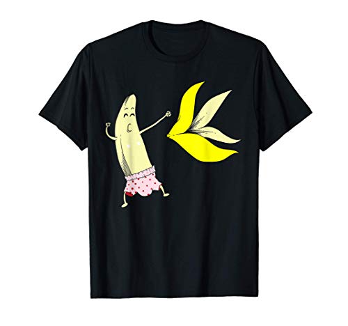 Funny Censored Banana Strip For Cute Peel Boy And Girls T-Shirt von Cute Banana Strip Design - For Fruit Lover