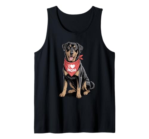 Ich Liebe Mama Beauceron Lover Dog Muttertag Tank Top von Cute Beauceron Mom Dog Lover