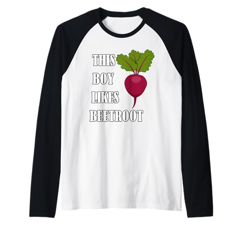 Herren Rote-Bete-Saft Ernährung Vitamine Raglan Herren Rote-Bete-Saft Ernährung Vitamine Raglan von Cute Beetroot Juice Healthy Red Beet