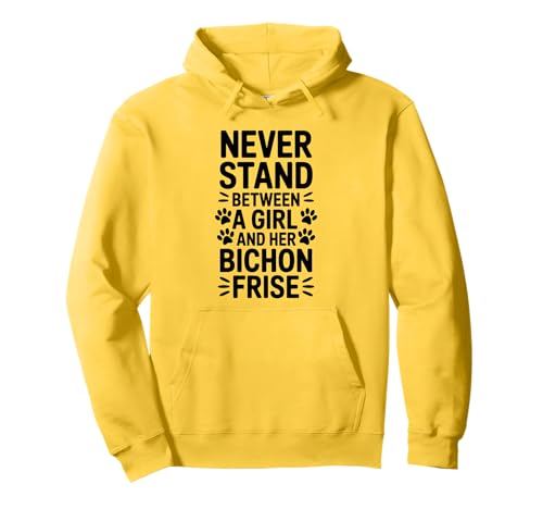 Bichon Frise Girl Funny Bichon Frisé Pullover Hoodie Bichon Frise Girl Funny Bichon Frisé Pullover Hoodie von Cute Bichon Frise Funny Bichon Frise Girl Design