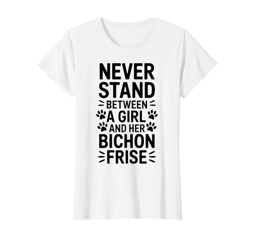 Bichon Frise Girl Funny Bichon Frisé T-Shirt Bichon Frise Girl Funny Bichon Frisé T-Shirt von Cute Bichon Frise Funny Bichon Frise Girl Design