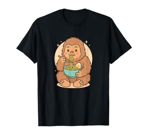 Bigfoot Eating Ramen Kawaii Japanisches Essen Männer Frauen Kinder T-Shirt Bigfoot Eating Ramen Kawaii Japanisches Essen Männer Frauen Kinder T-Shirt von Cute Bigfoot Ramen Noodles Lover Merch Gifts