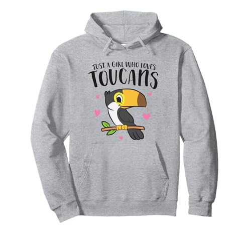 Nur ein Mädchen, das Tukane liebt Süße Vögel lieben Tukan Pullover Hoodie von Cute Bird Tees