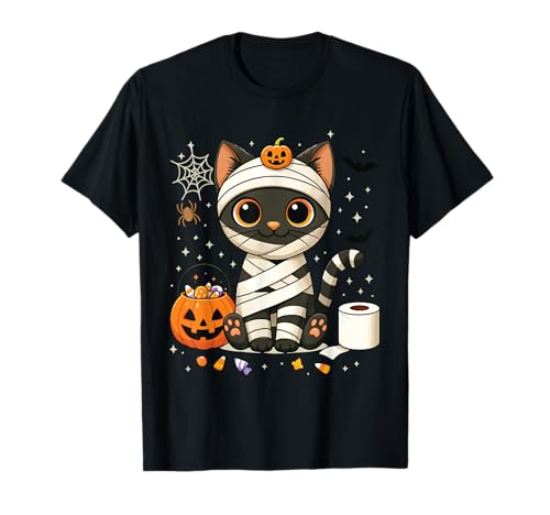 Süßes schwarzes Katzenkürbis-Kostüm für Kinder T-Shirt Süßes schwarzes Katzenkürbis-Kostüm für Kinder T-Shirt von Cute Black Cat Pumpkin Trick Or Treat Kids Shirt