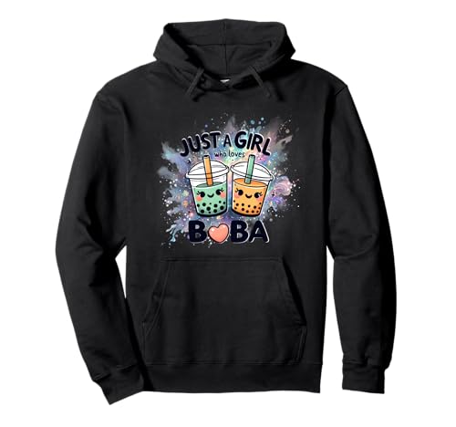Mädchen, das Boba Bubble Tea Cafe Drink liebt Pullover Hoodie Mädchen, das Boba Bubble Tea Cafe Drink liebt Pullover Hoodie von Cute Boba Tea Shoppe