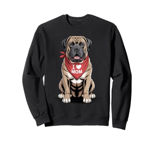 Ich Liebe Mama Boerboel Lover Dog Muttertag Sweatshirt Ich Liebe Mama Boerboel Lover Dog Muttertag Sweatshirt von Cute Boerboel Mom Dog Lover