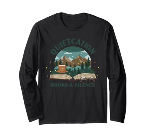 Cute Book Lover Introvert Damen Bücherwurm Lesen Langarmshirt Cute Book Lover Introvert Damen Bücherwurm Lesen Langarmshirt von Cute Book Nerd Introvert Reader Apparel