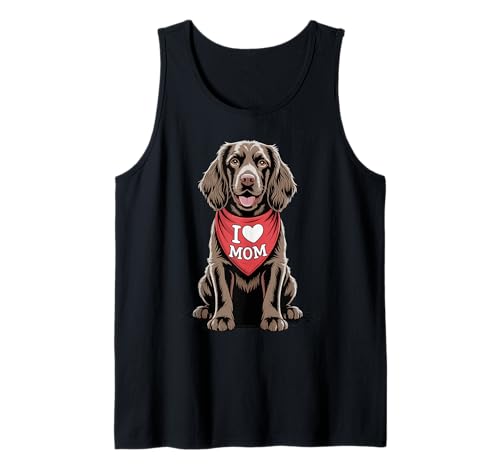 Ich Liebe Mama Boykin Spaniel Lover Hund Muttertag Tank Top von Cute Boykin Spaniel Mom Dog Lover