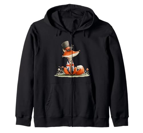 Lustiger Fuchs mit britischer Jacke Kostüm für Jungen und Mädchen Kapuzenjacke Lustiger Fuchs mit britischer Jacke Kostüm für Jungen und Mädchen Kapuzenjacke von Cute British Fox Outfit